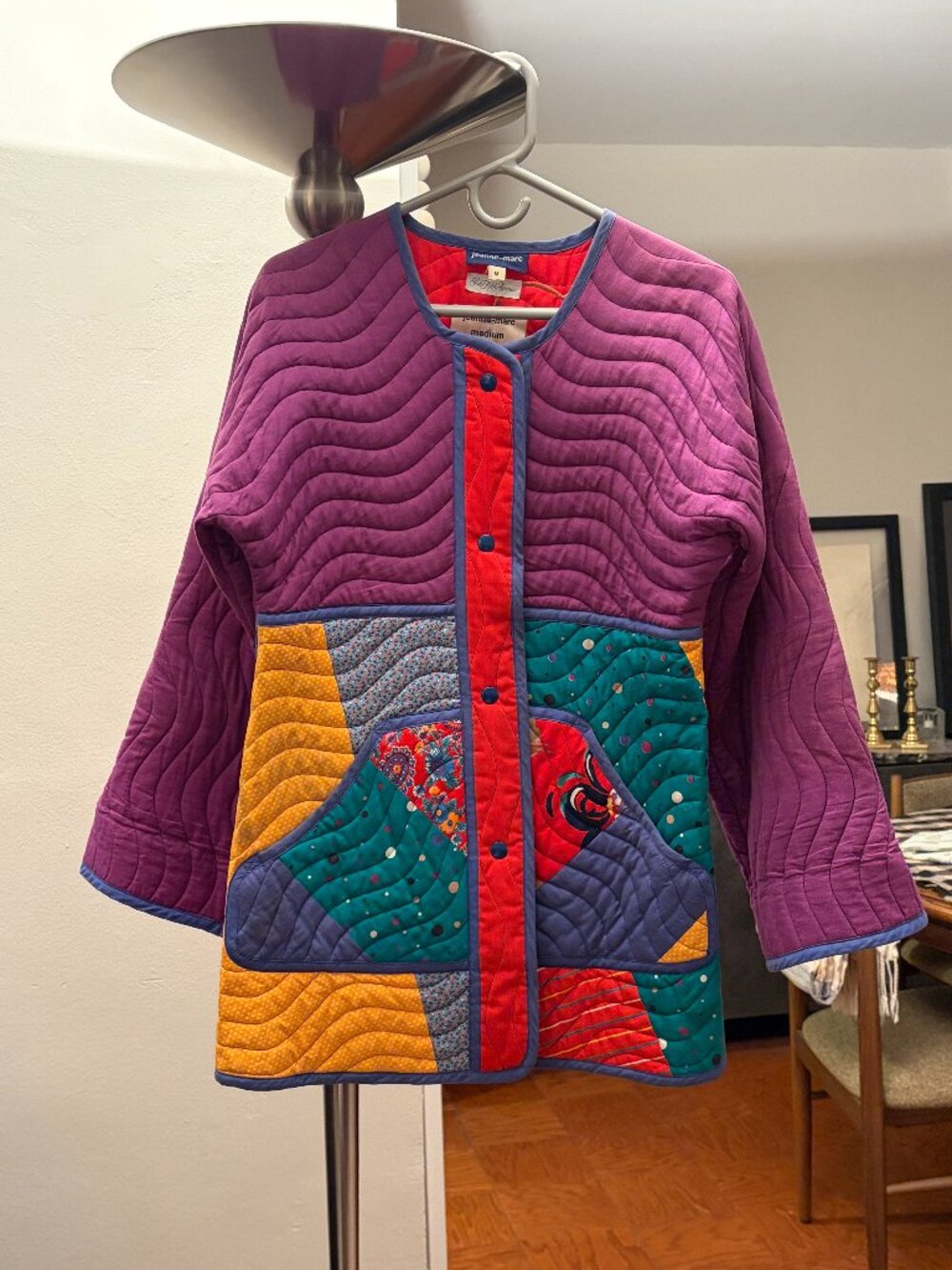 Jeanne Marc Saks Fifth Avenue quilted jacket